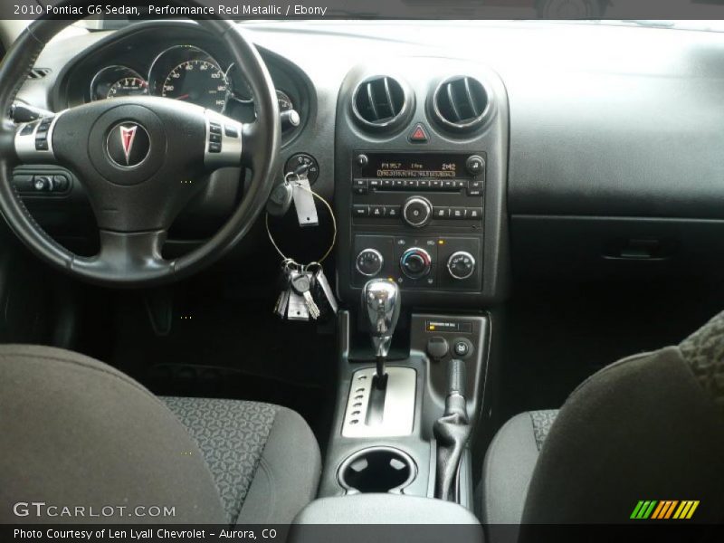 Performance Red Metallic / Ebony 2010 Pontiac G6 Sedan