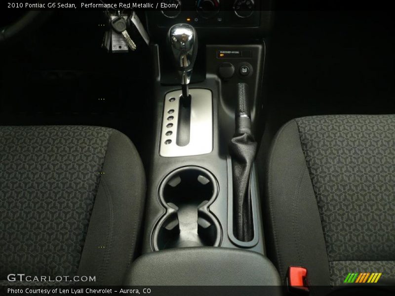Performance Red Metallic / Ebony 2010 Pontiac G6 Sedan