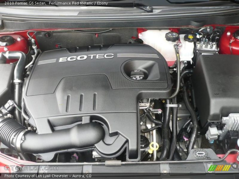 Performance Red Metallic / Ebony 2010 Pontiac G6 Sedan
