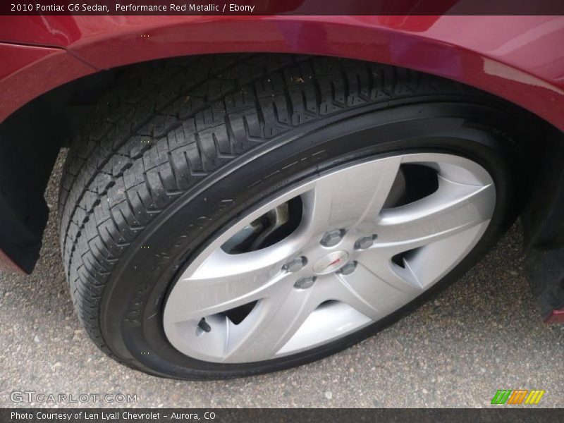 Performance Red Metallic / Ebony 2010 Pontiac G6 Sedan