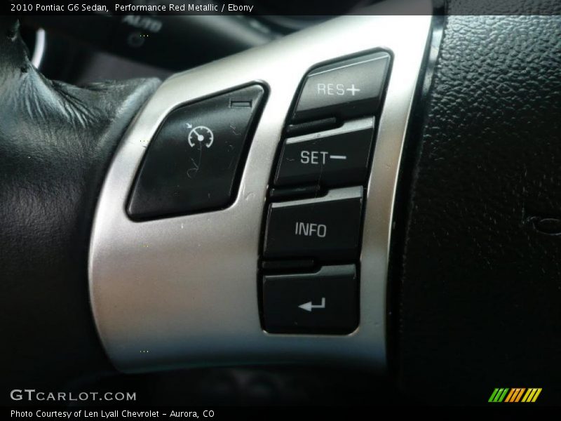 Performance Red Metallic / Ebony 2010 Pontiac G6 Sedan