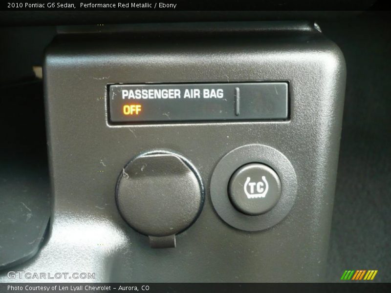 Performance Red Metallic / Ebony 2010 Pontiac G6 Sedan