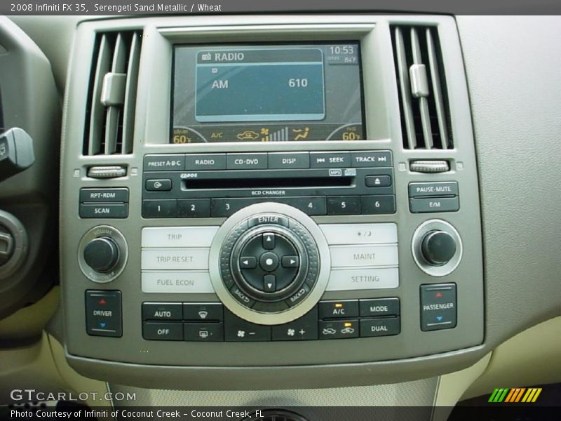 Serengeti Sand Metallic / Wheat 2008 Infiniti FX 35