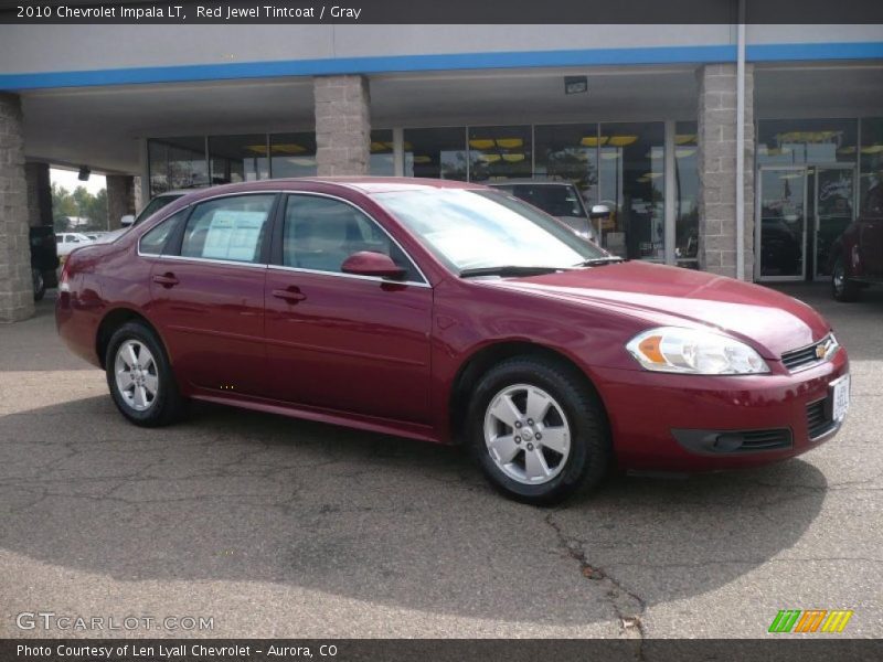Red Jewel Tintcoat / Gray 2010 Chevrolet Impala LT