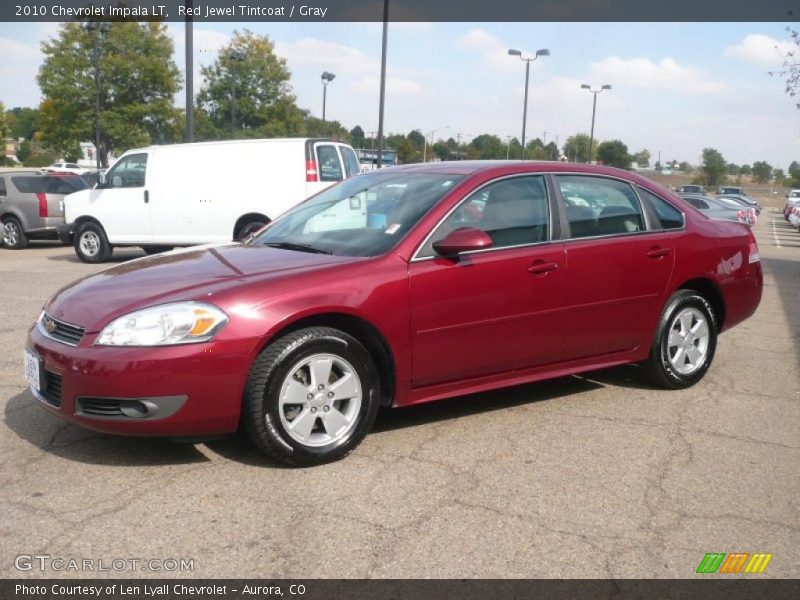 Red Jewel Tintcoat / Gray 2010 Chevrolet Impala LT