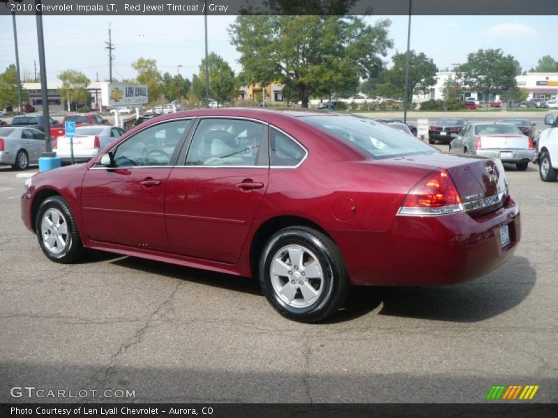 Red Jewel Tintcoat / Gray 2010 Chevrolet Impala LT