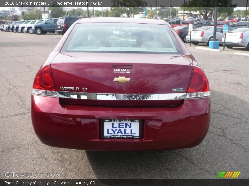 Red Jewel Tintcoat / Gray 2010 Chevrolet Impala LT