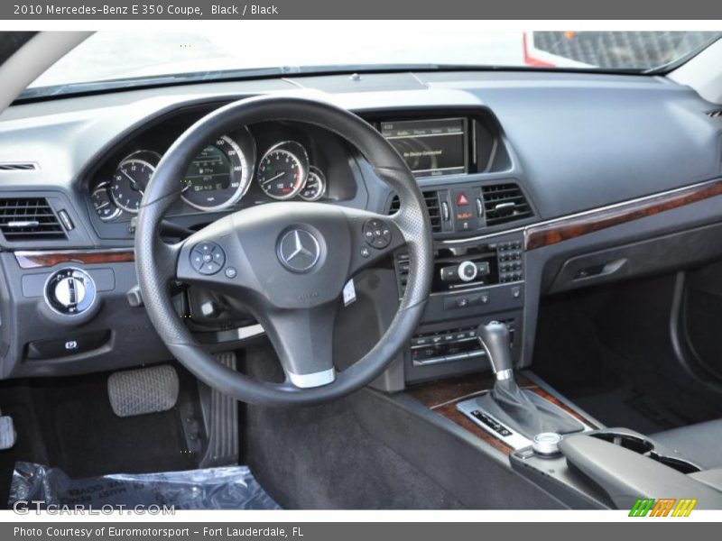 Black / Black 2010 Mercedes-Benz E 350 Coupe