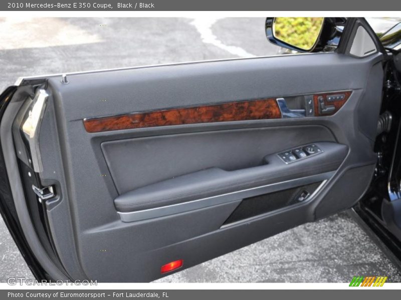 Black / Black 2010 Mercedes-Benz E 350 Coupe