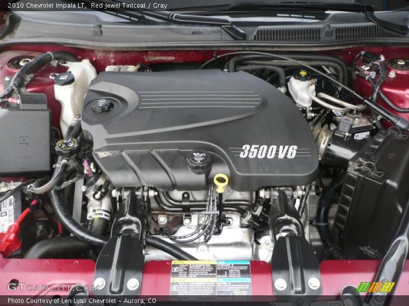 Red Jewel Tintcoat / Gray 2010 Chevrolet Impala LT