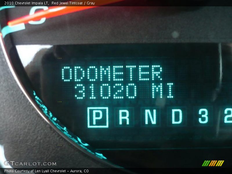 Red Jewel Tintcoat / Gray 2010 Chevrolet Impala LT