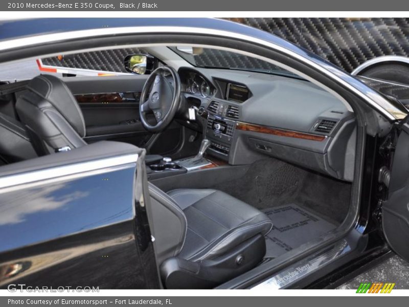 Black / Black 2010 Mercedes-Benz E 350 Coupe
