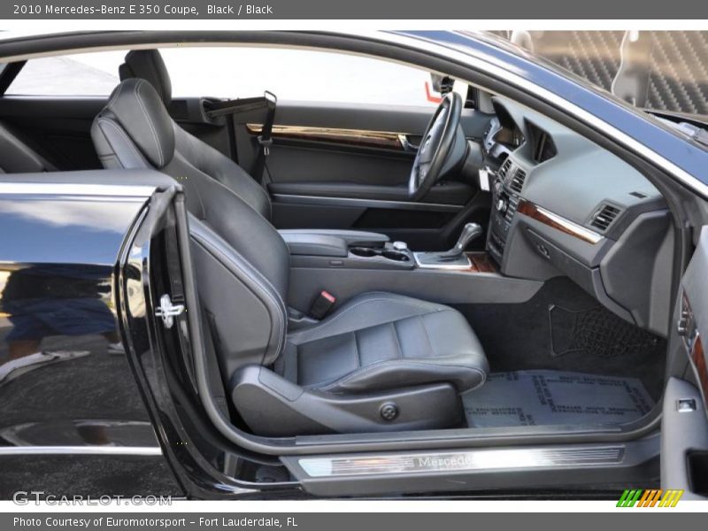 Black / Black 2010 Mercedes-Benz E 350 Coupe