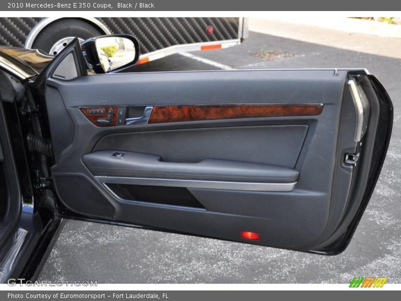 Black / Black 2010 Mercedes-Benz E 350 Coupe
