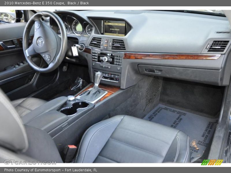 Black / Black 2010 Mercedes-Benz E 350 Coupe