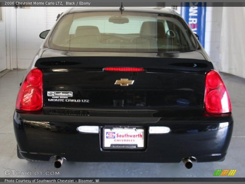Black / Ebony 2006 Chevrolet Monte Carlo LTZ