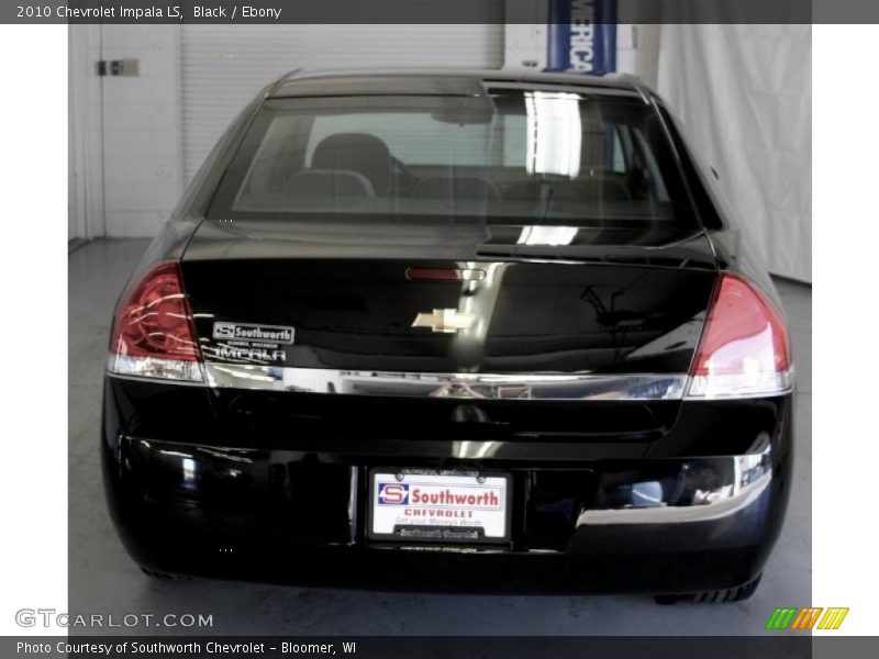 Black / Ebony 2010 Chevrolet Impala LS
