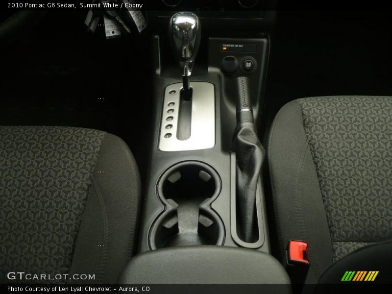 Summit White / Ebony 2010 Pontiac G6 Sedan