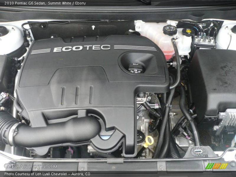 Summit White / Ebony 2010 Pontiac G6 Sedan