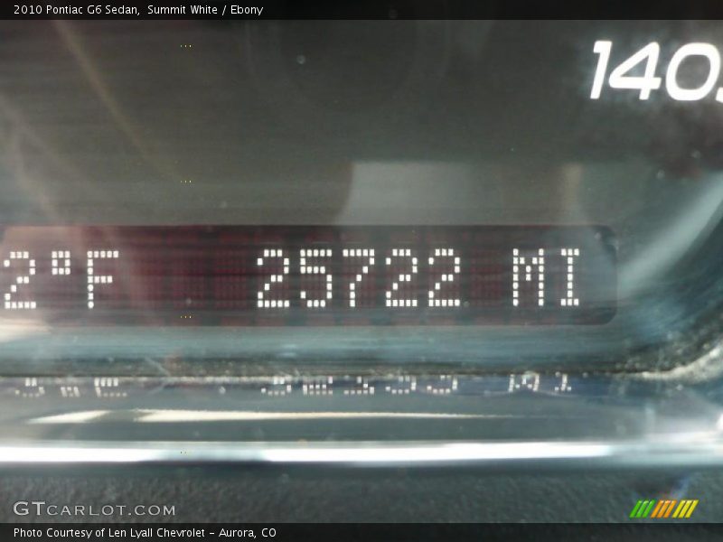 Summit White / Ebony 2010 Pontiac G6 Sedan