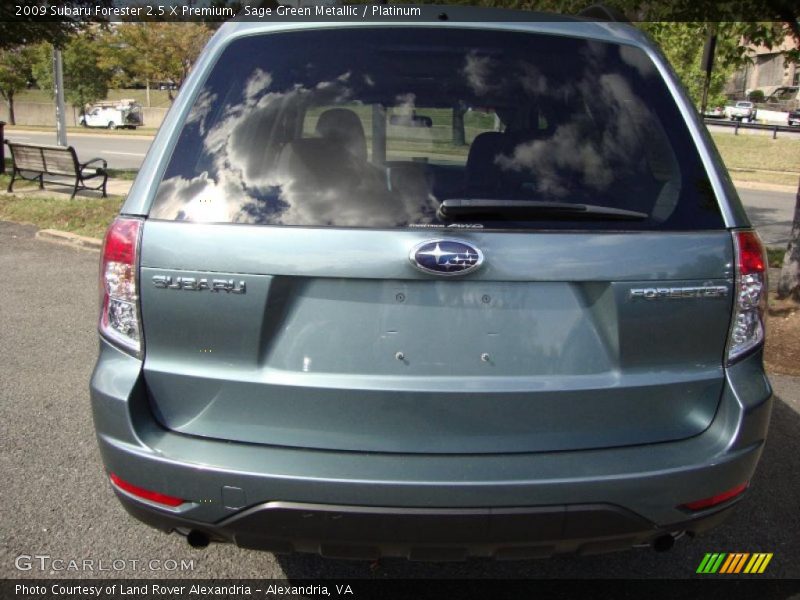 Sage Green Metallic / Platinum 2009 Subaru Forester 2.5 X Premium