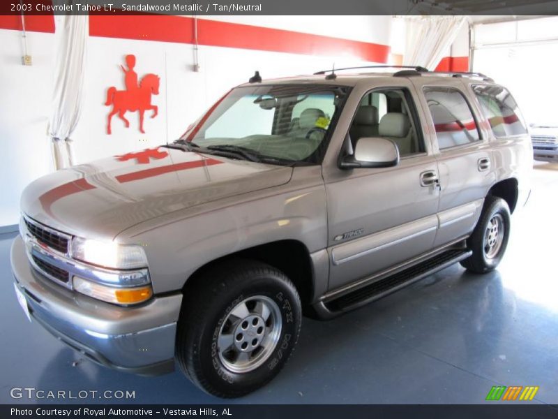 Sandalwood Metallic / Tan/Neutral 2003 Chevrolet Tahoe LT