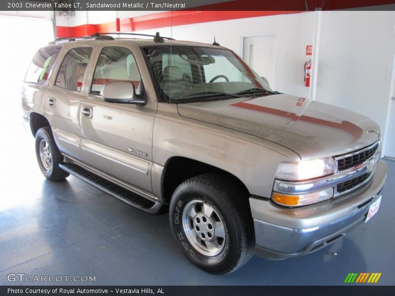 Sandalwood Metallic / Tan/Neutral 2003 Chevrolet Tahoe LT