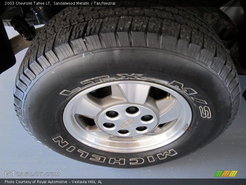 Sandalwood Metallic / Tan/Neutral 2003 Chevrolet Tahoe LT