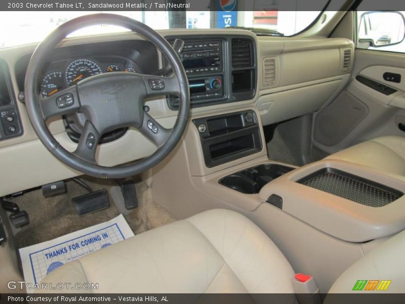 Sandalwood Metallic / Tan/Neutral 2003 Chevrolet Tahoe LT