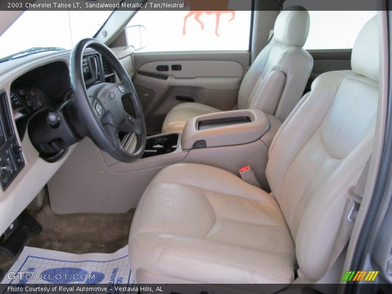 Sandalwood Metallic / Tan/Neutral 2003 Chevrolet Tahoe LT