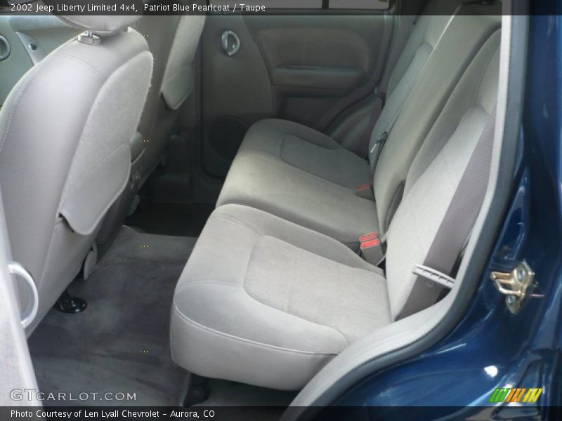 Patriot Blue Pearlcoat / Taupe 2002 Jeep Liberty Limited 4x4