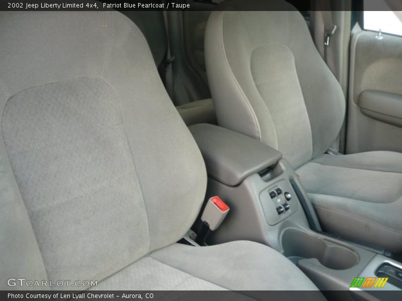 Patriot Blue Pearlcoat / Taupe 2002 Jeep Liberty Limited 4x4