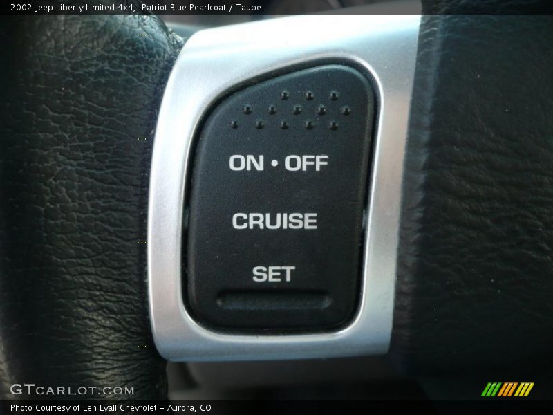 Patriot Blue Pearlcoat / Taupe 2002 Jeep Liberty Limited 4x4