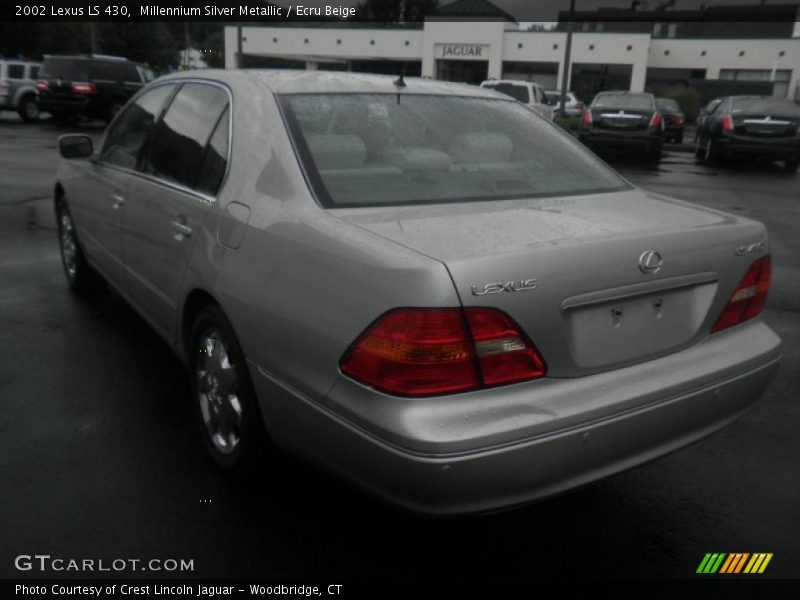 Millennium Silver Metallic / Ecru Beige 2002 Lexus LS 430