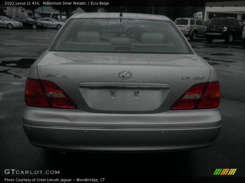 Millennium Silver Metallic / Ecru Beige 2002 Lexus LS 430