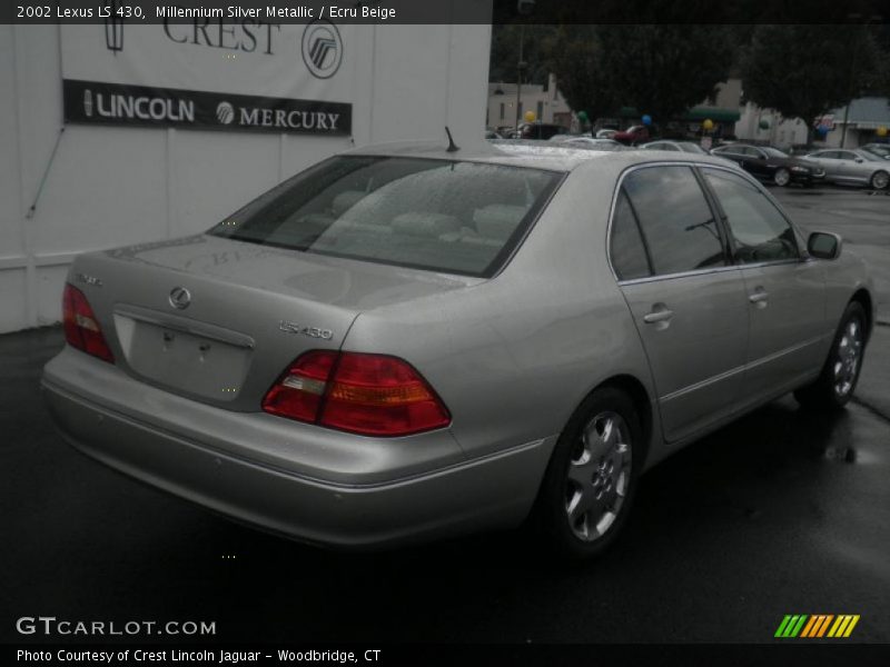 Millennium Silver Metallic / Ecru Beige 2002 Lexus LS 430