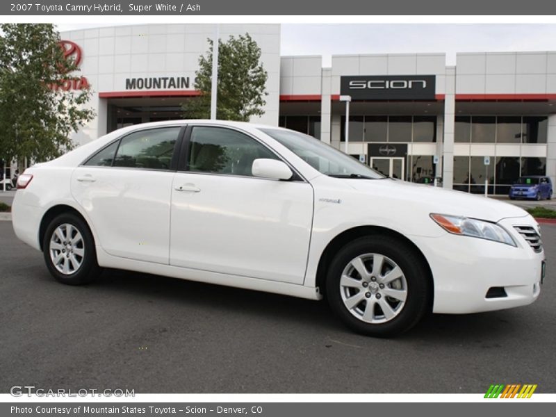 Super White / Ash 2007 Toyota Camry Hybrid