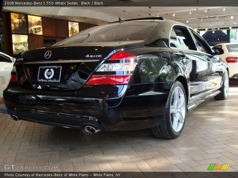 Black / Black 2008 Mercedes-Benz S 550 4Matic Sedan