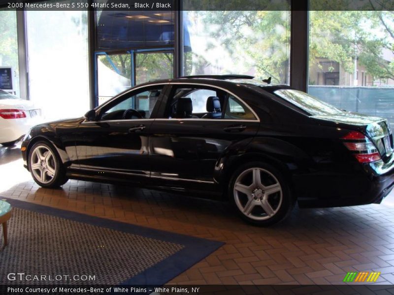 Black / Black 2008 Mercedes-Benz S 550 4Matic Sedan