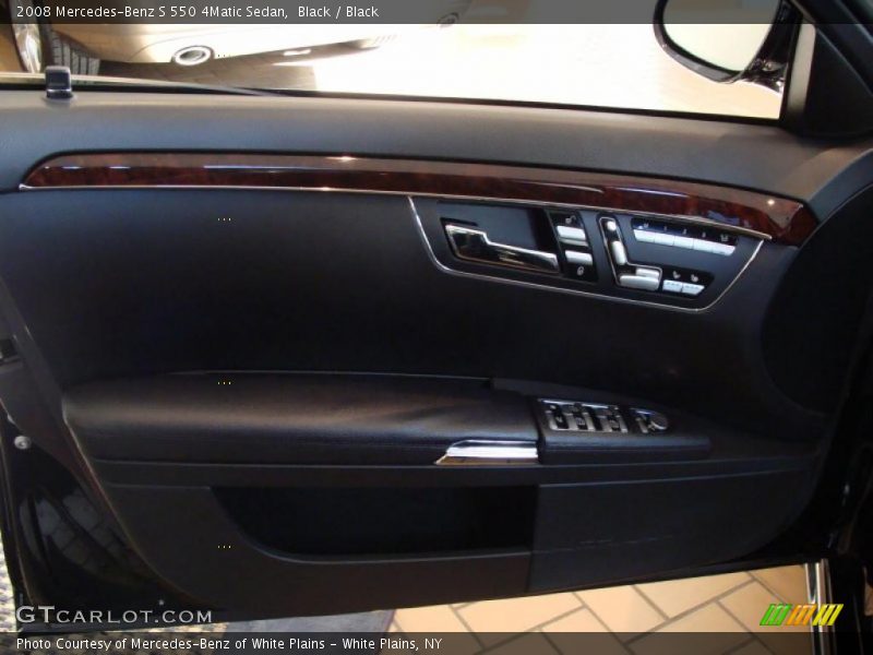 Black / Black 2008 Mercedes-Benz S 550 4Matic Sedan
