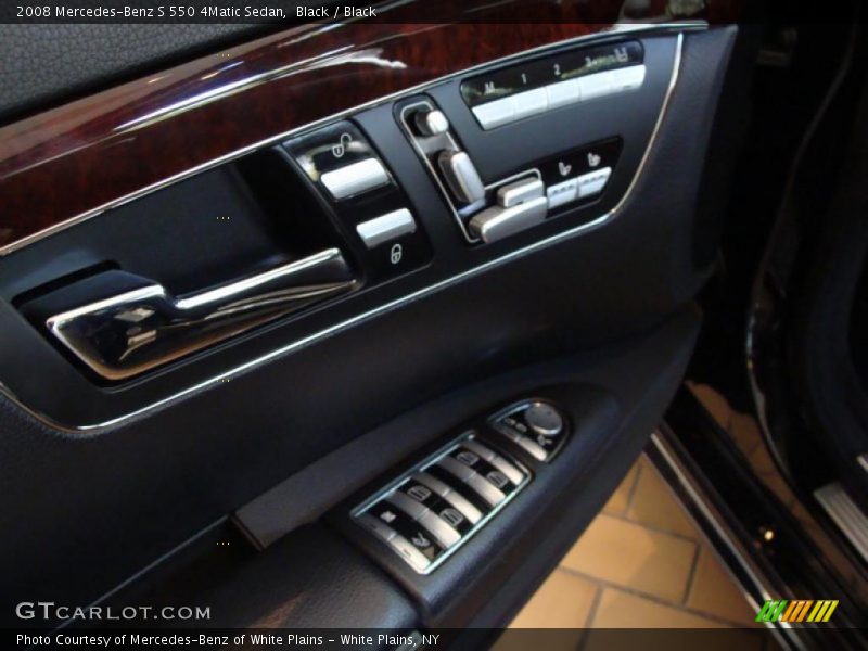 Black / Black 2008 Mercedes-Benz S 550 4Matic Sedan