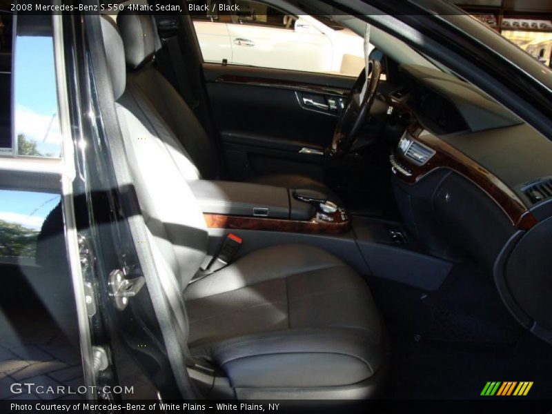 Black / Black 2008 Mercedes-Benz S 550 4Matic Sedan