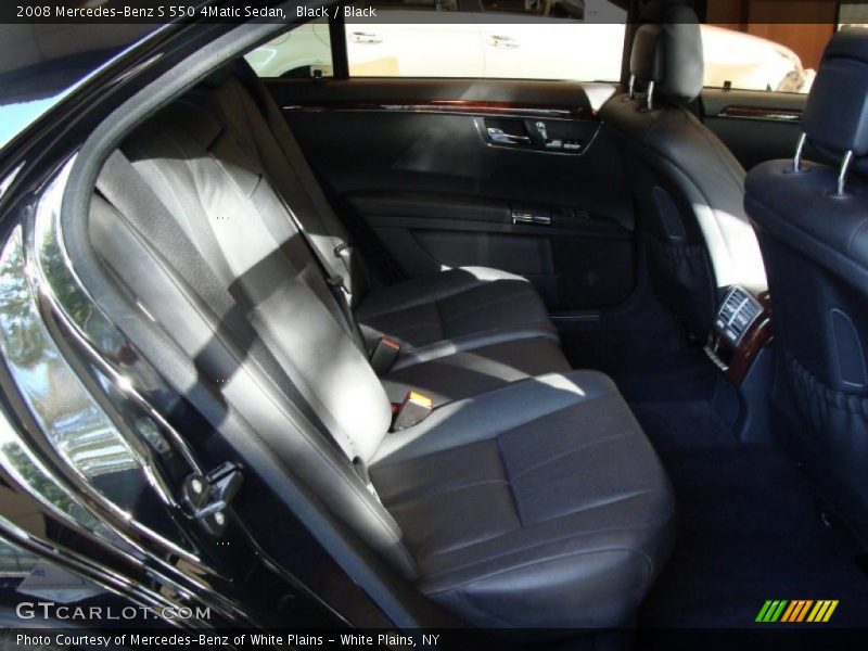Black / Black 2008 Mercedes-Benz S 550 4Matic Sedan