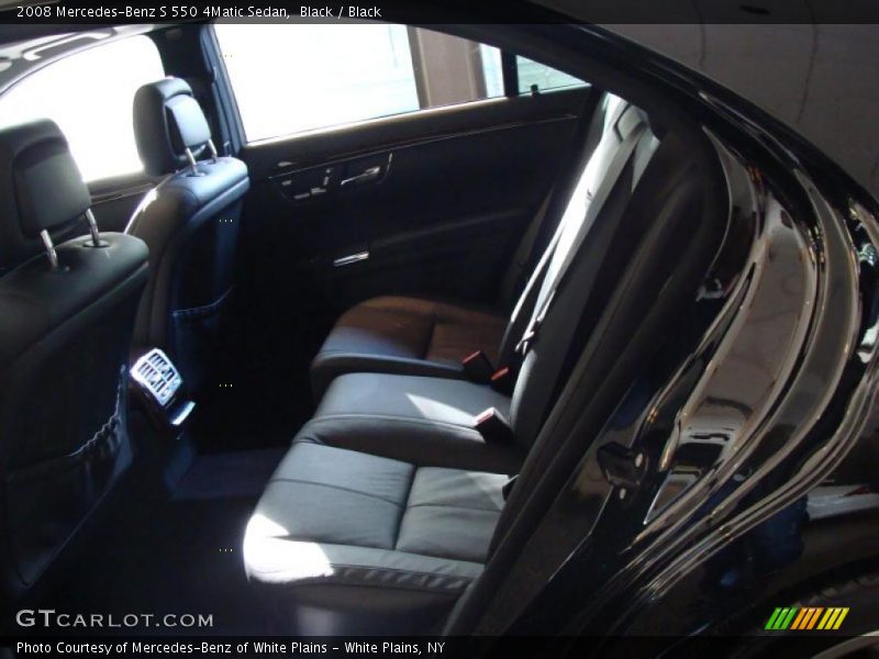 Black / Black 2008 Mercedes-Benz S 550 4Matic Sedan