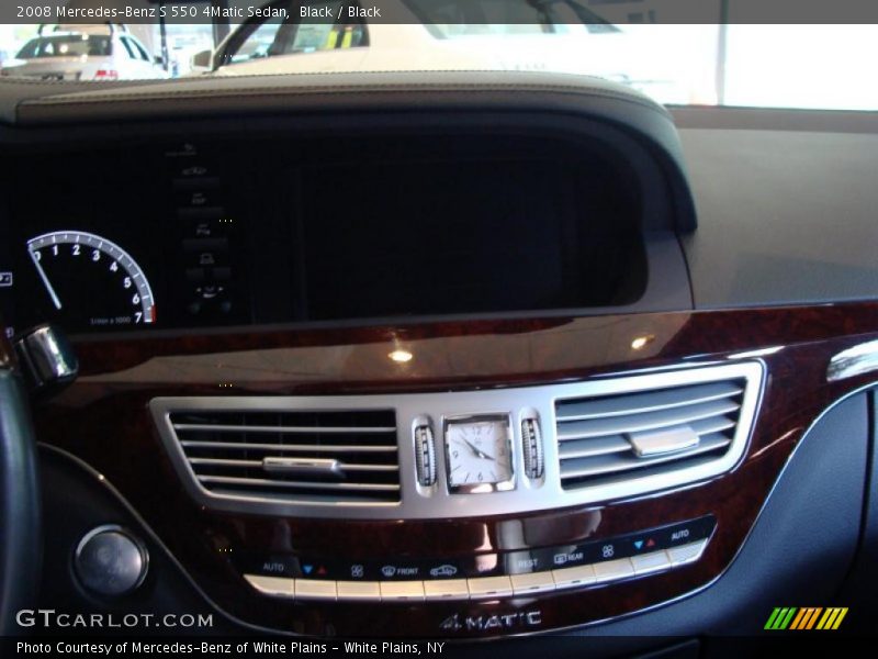 Black / Black 2008 Mercedes-Benz S 550 4Matic Sedan
