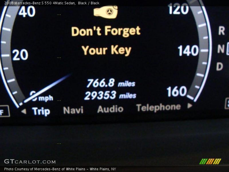 Black / Black 2008 Mercedes-Benz S 550 4Matic Sedan