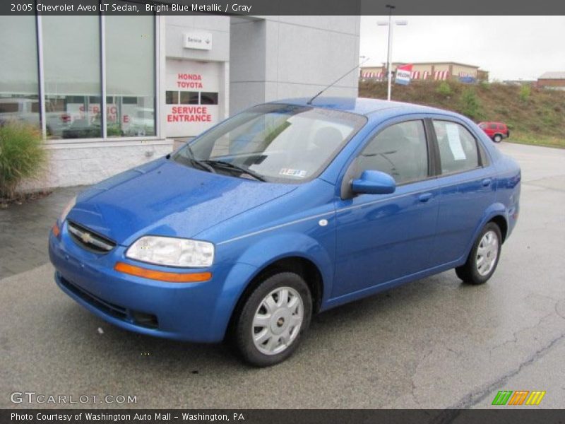 Bright Blue Metallic / Gray 2005 Chevrolet Aveo LT Sedan
