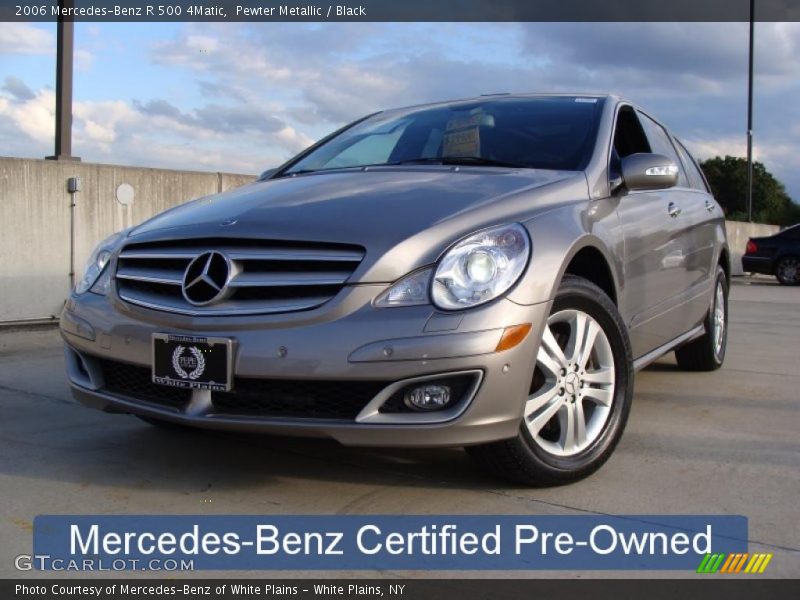 Pewter Metallic / Black 2006 Mercedes-Benz R 500 4Matic