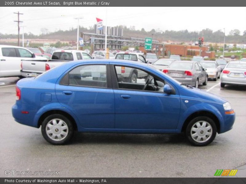 Bright Blue Metallic / Gray 2005 Chevrolet Aveo LT Sedan