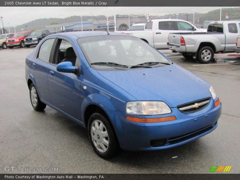 Bright Blue Metallic / Gray 2005 Chevrolet Aveo LT Sedan